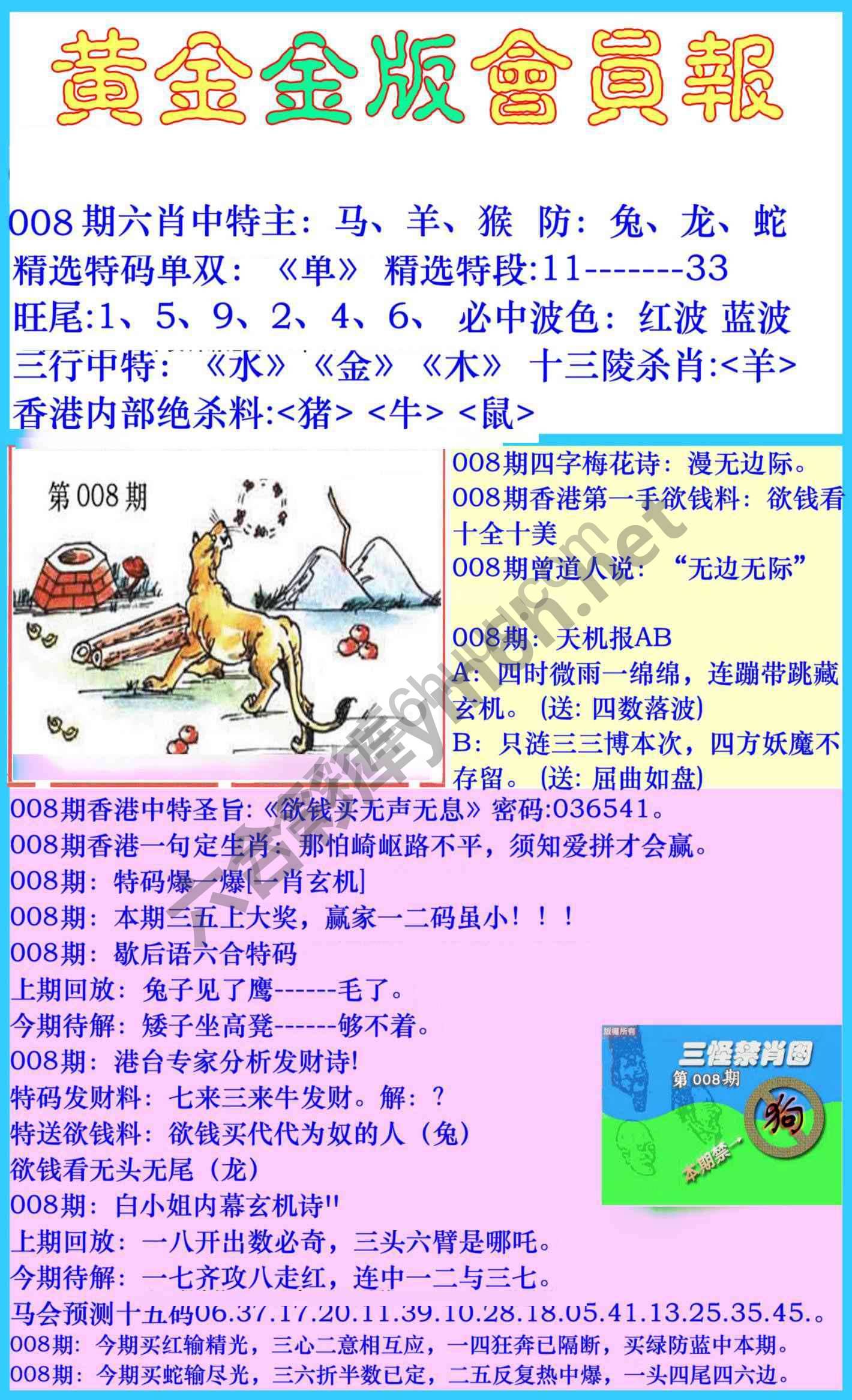 黄金金版会员报