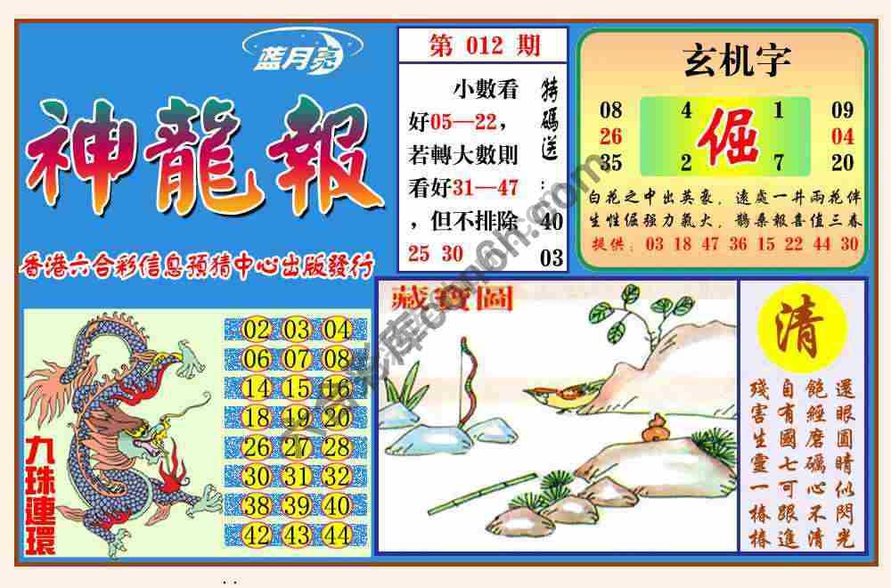 蓝月亮神龙报