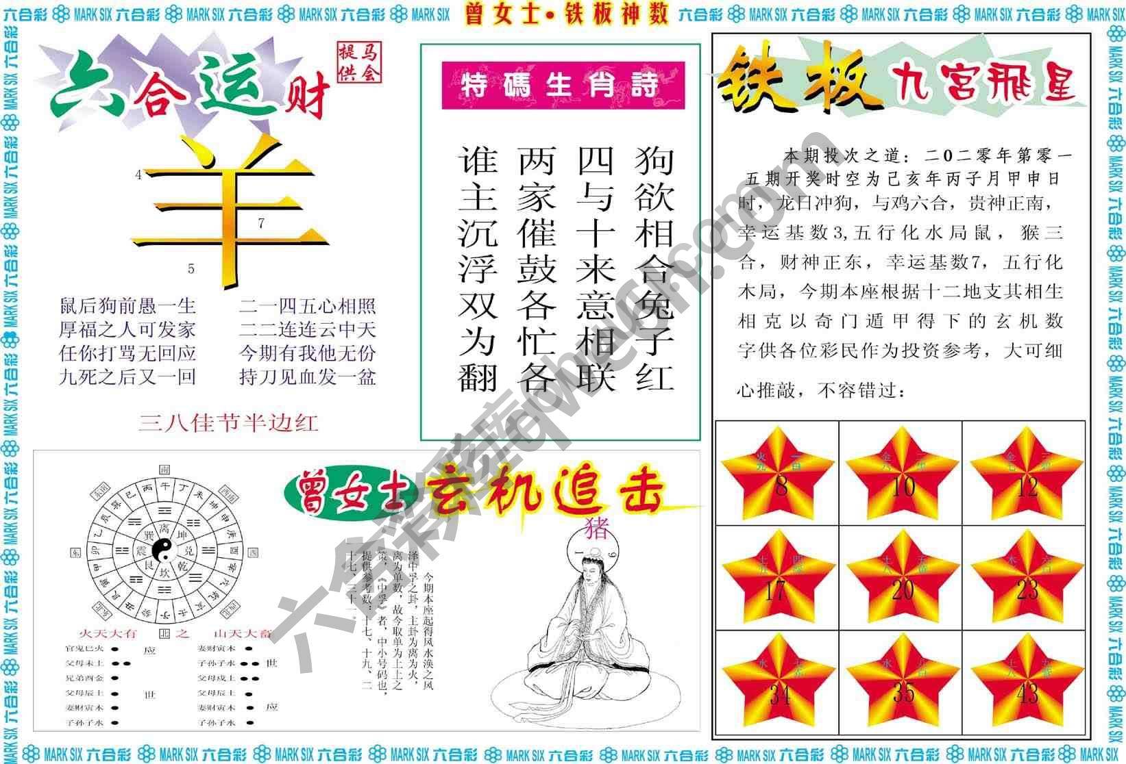 曾女士铁板神数