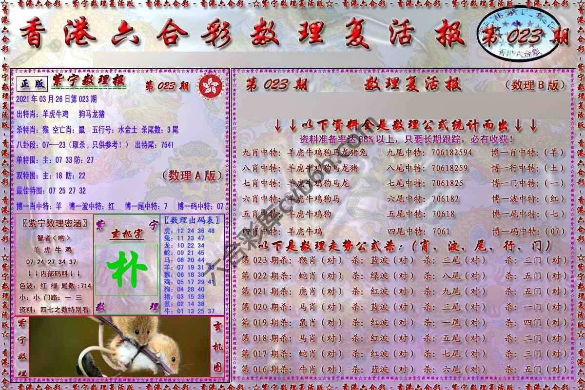 数理复活报