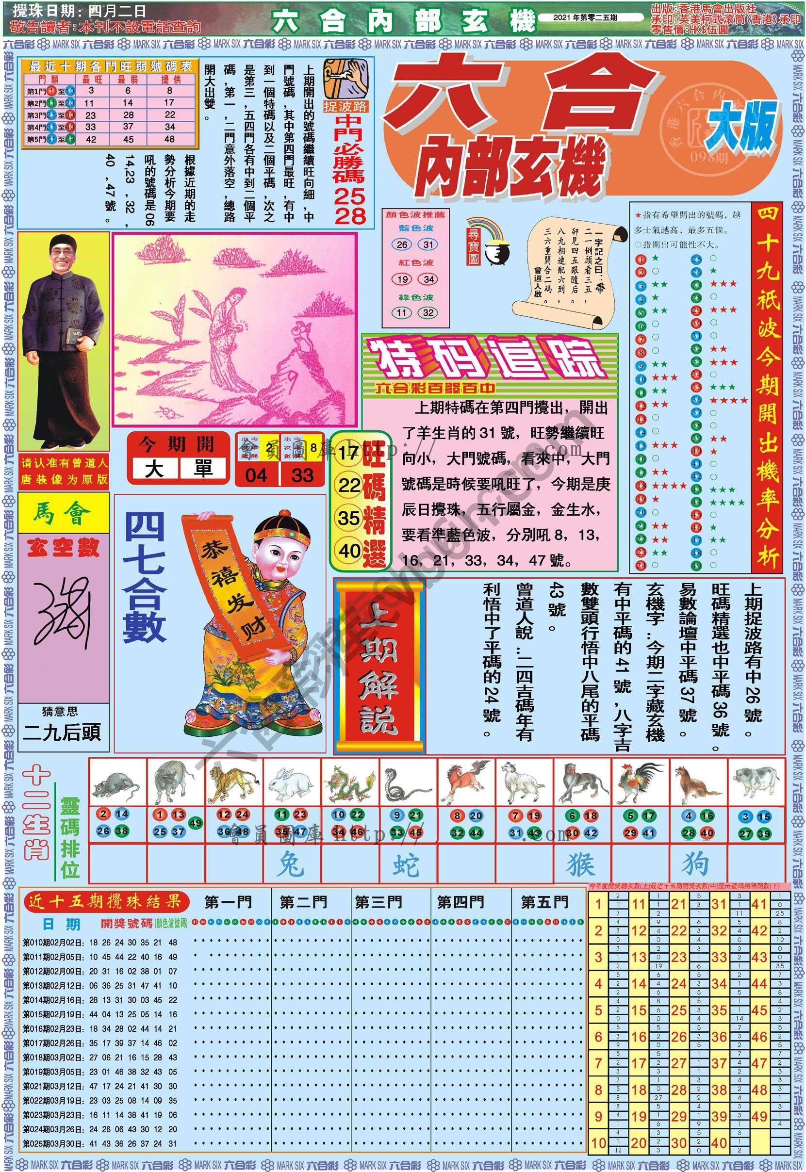 六合内部玄机