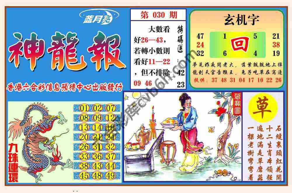 蓝月亮神龙报