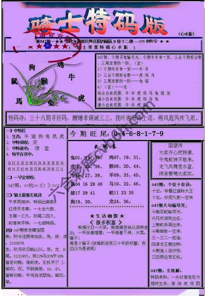 另类骑士特码版