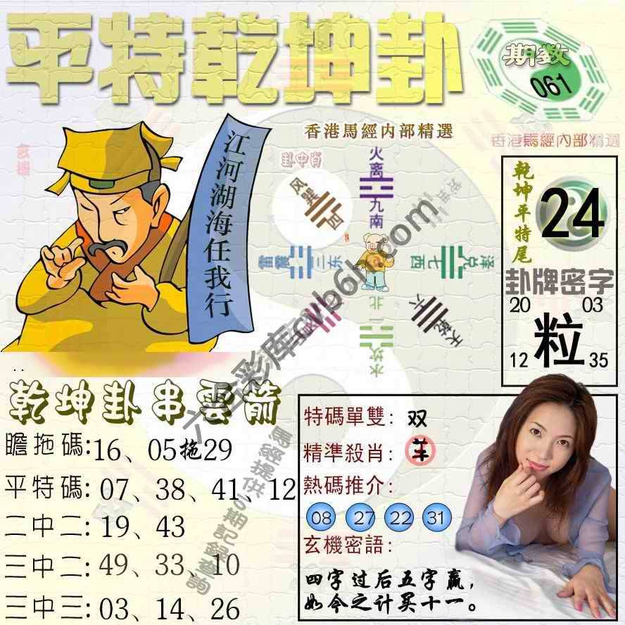 平特乾坤卦