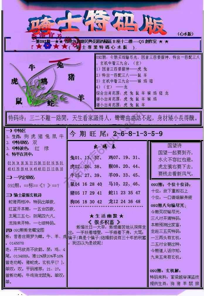另类骑士特码版