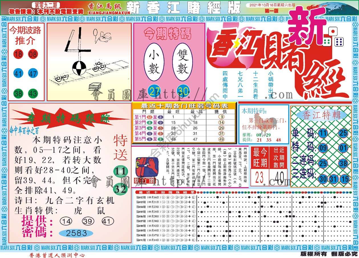 新香江赌经