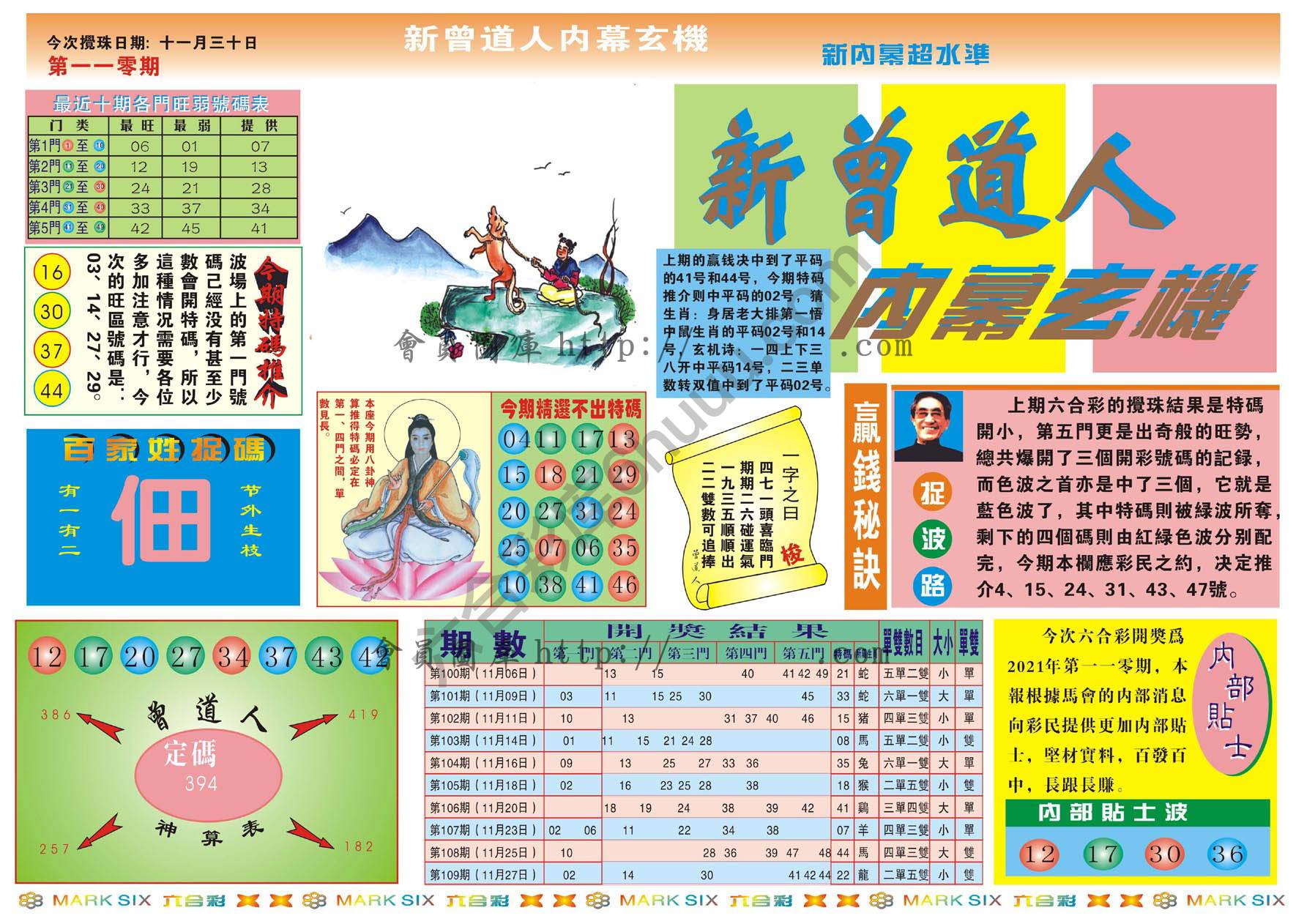 新曾道人内幕玄机