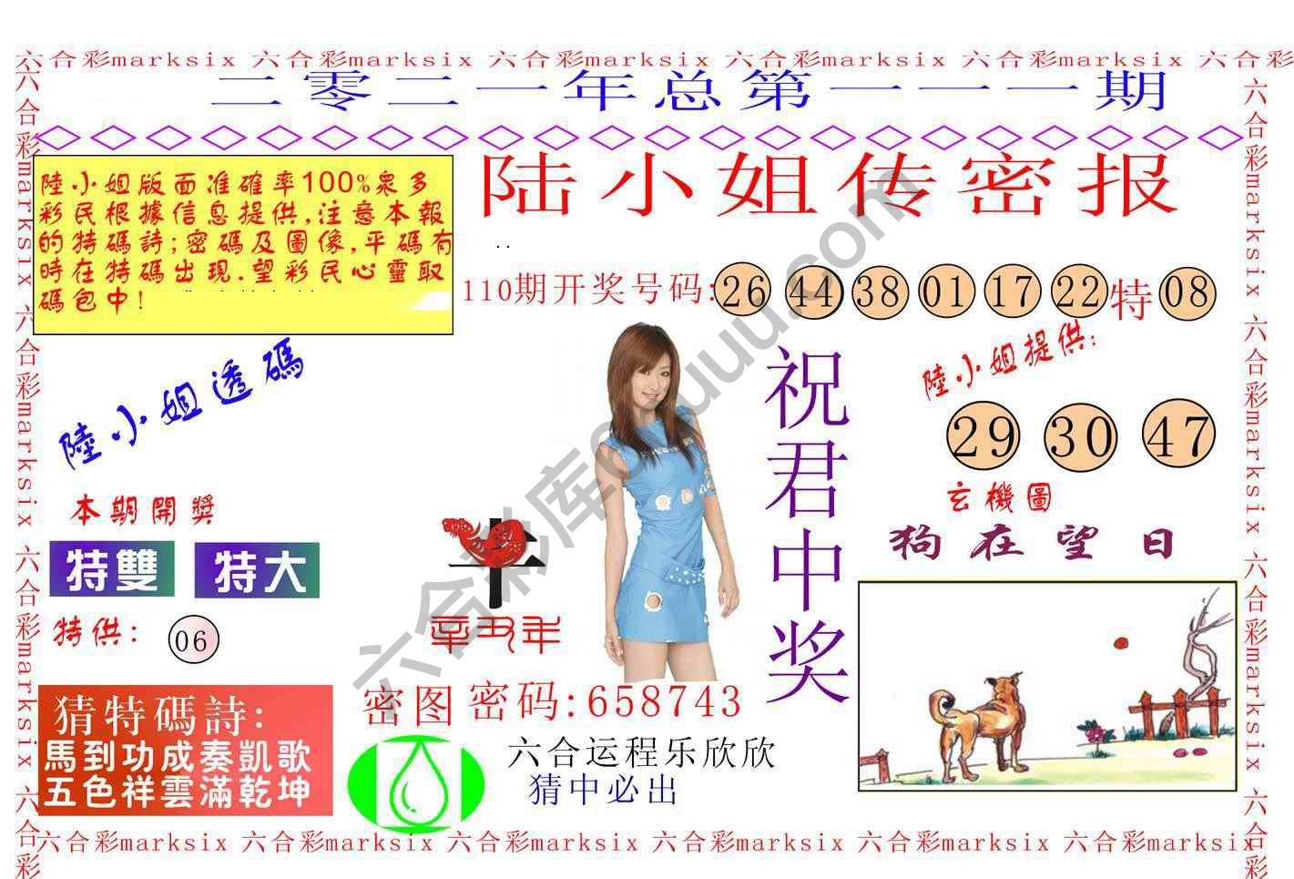 陆小姐传密
