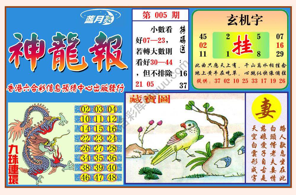 蓝月亮神龙报