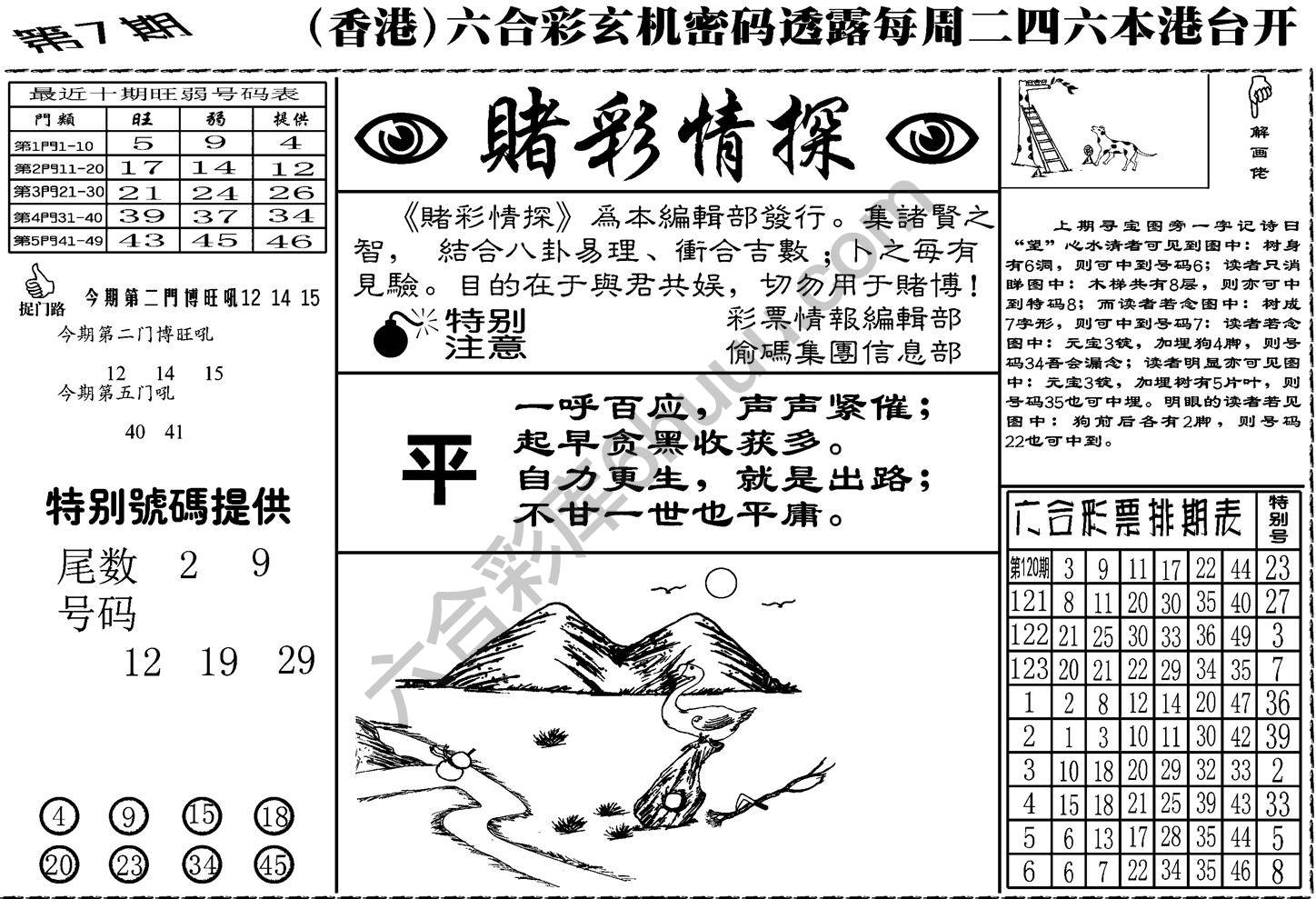 赌彩情探