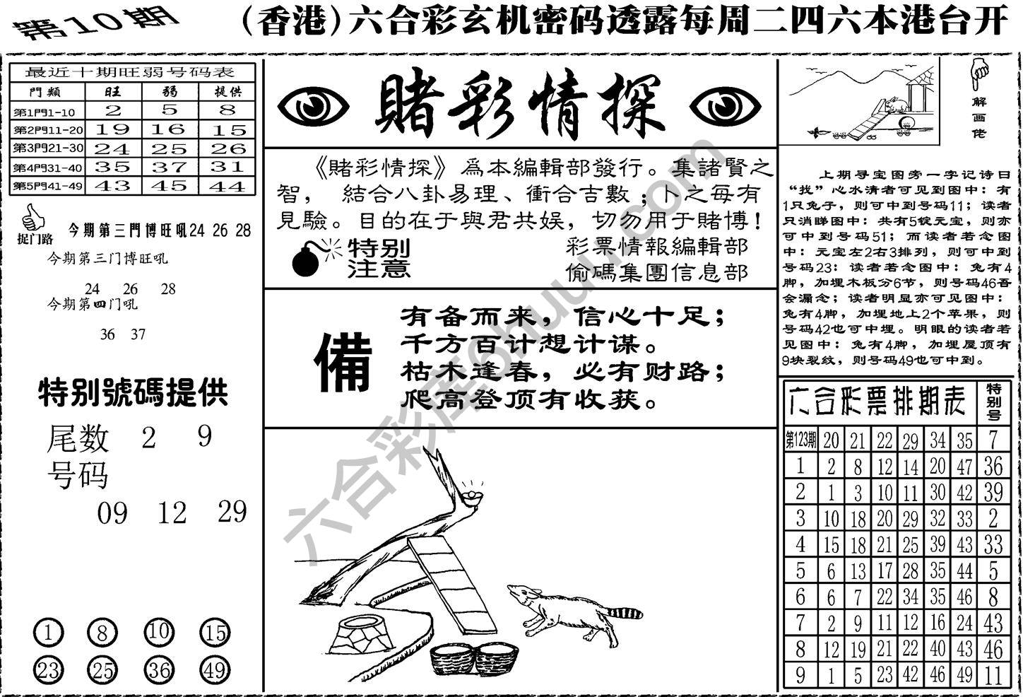 赌彩情探