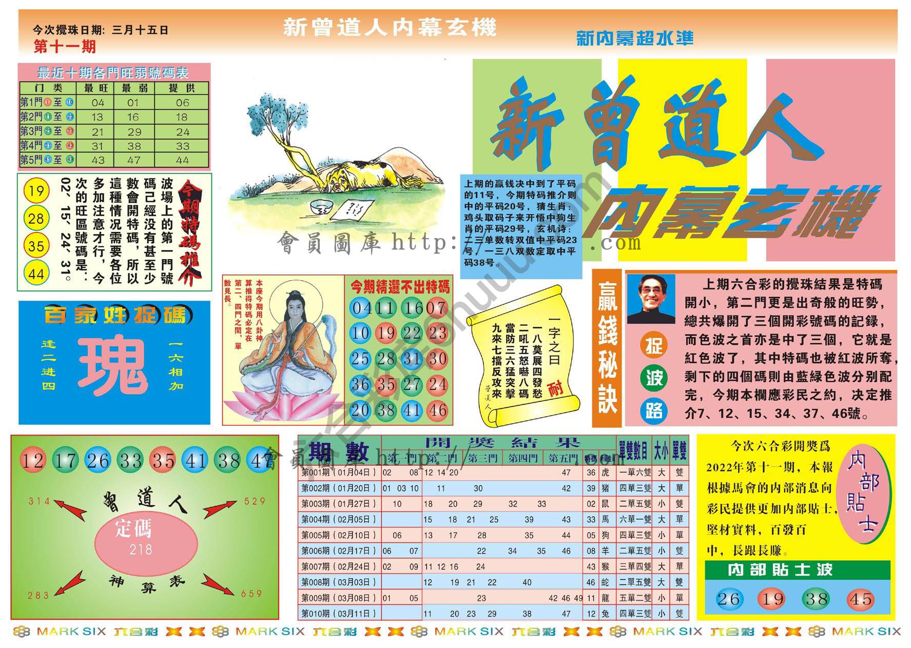 新曾道人内幕玄机