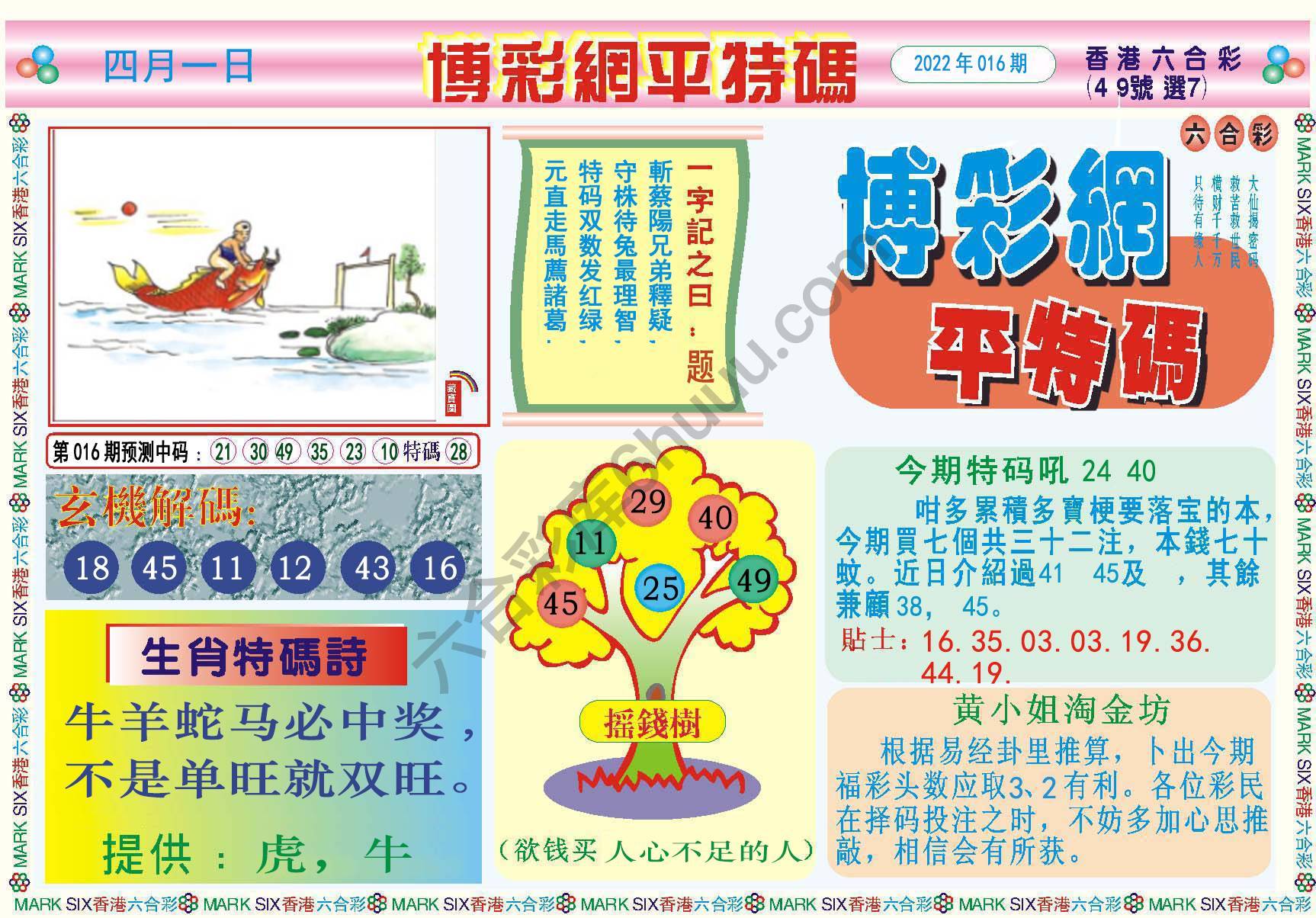 博彩网平特码