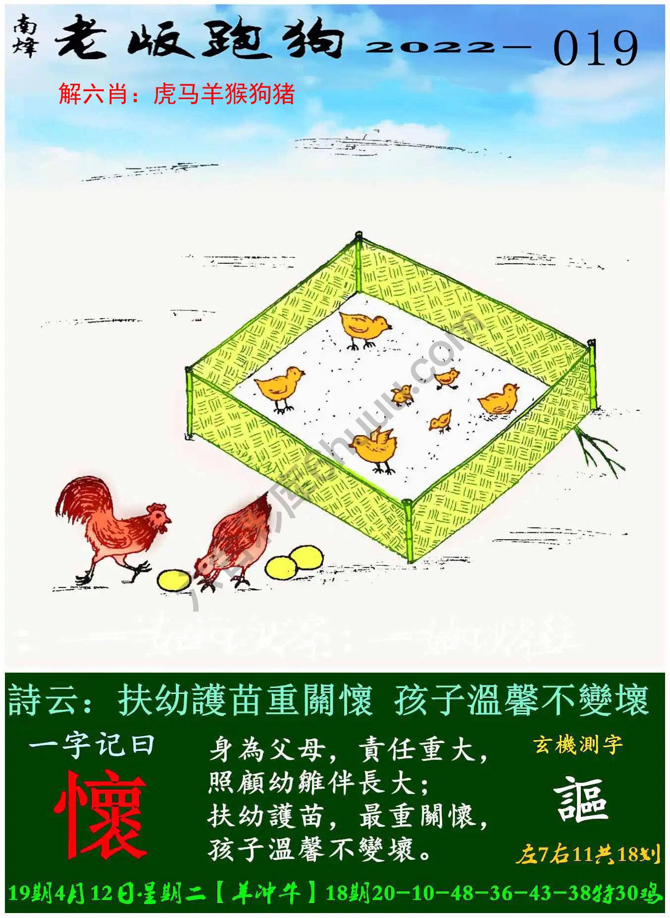 老版跑狗图