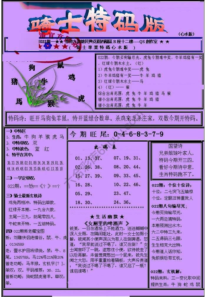 另类骑士特码版
