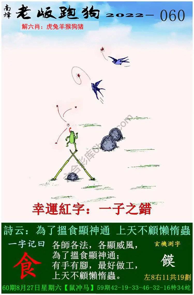 老版跑狗图