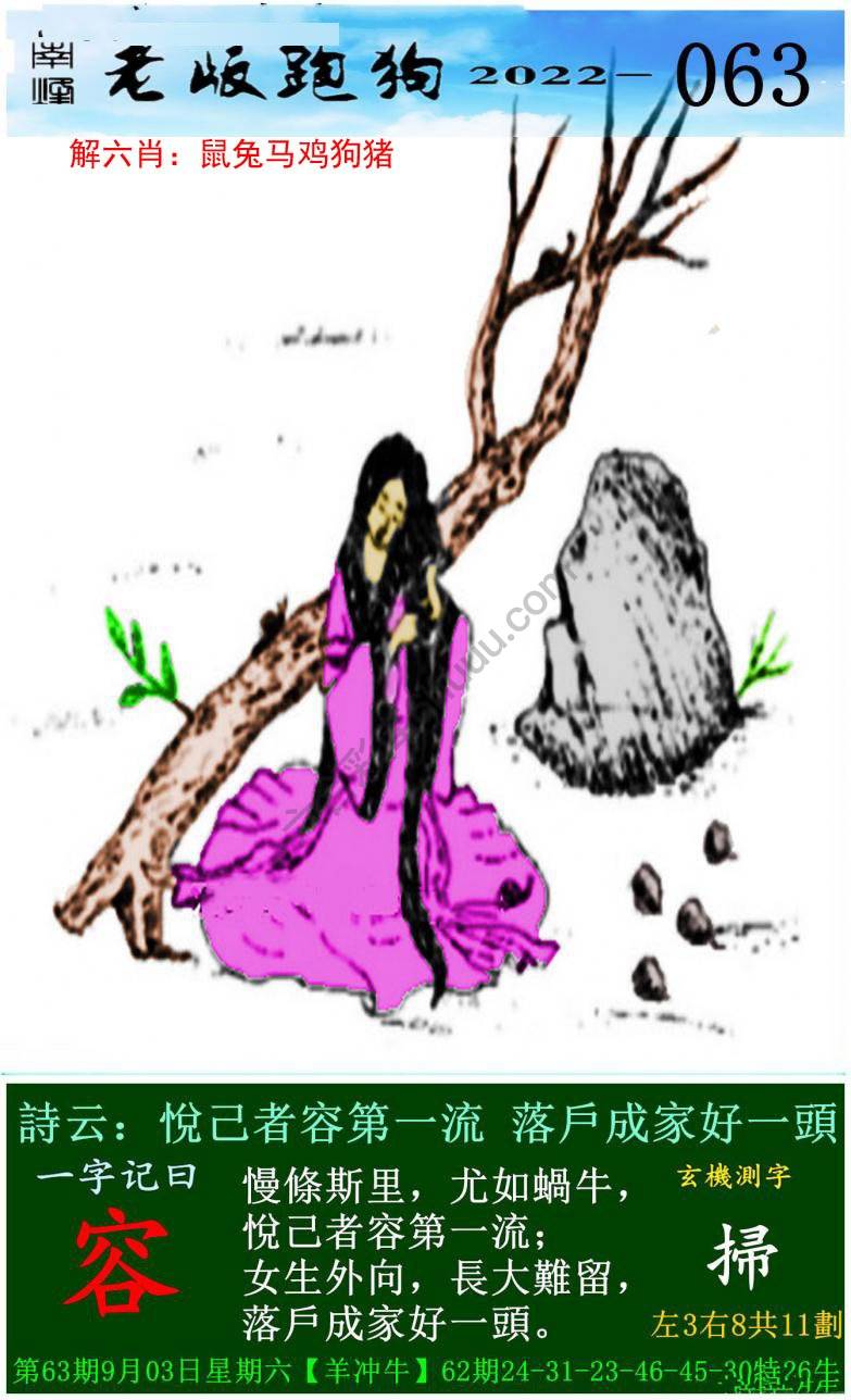 老版跑狗图