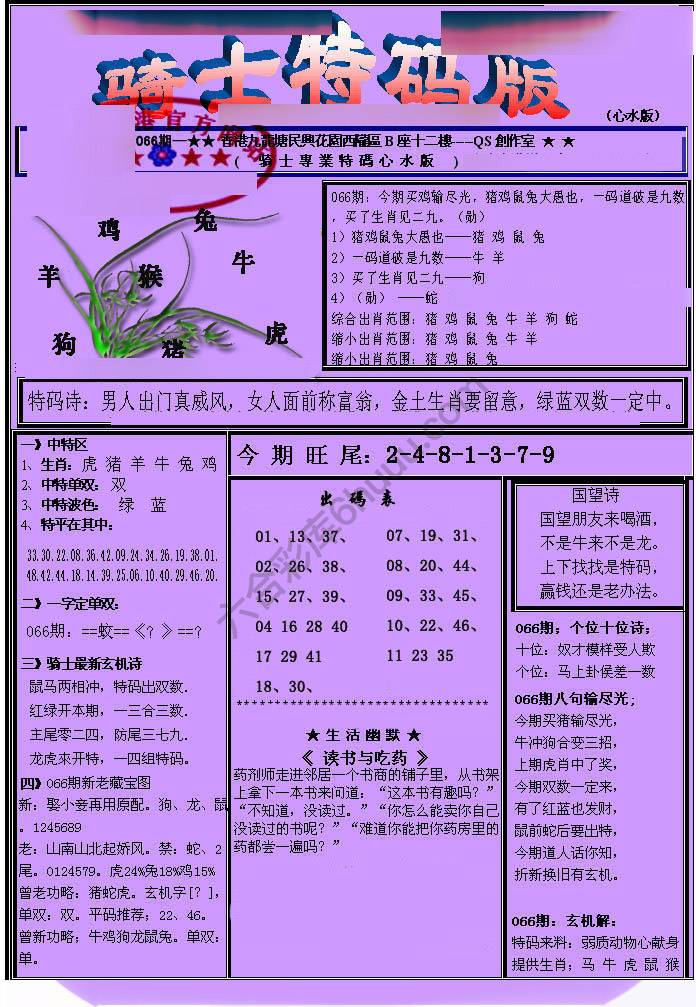 另类骑士特码版