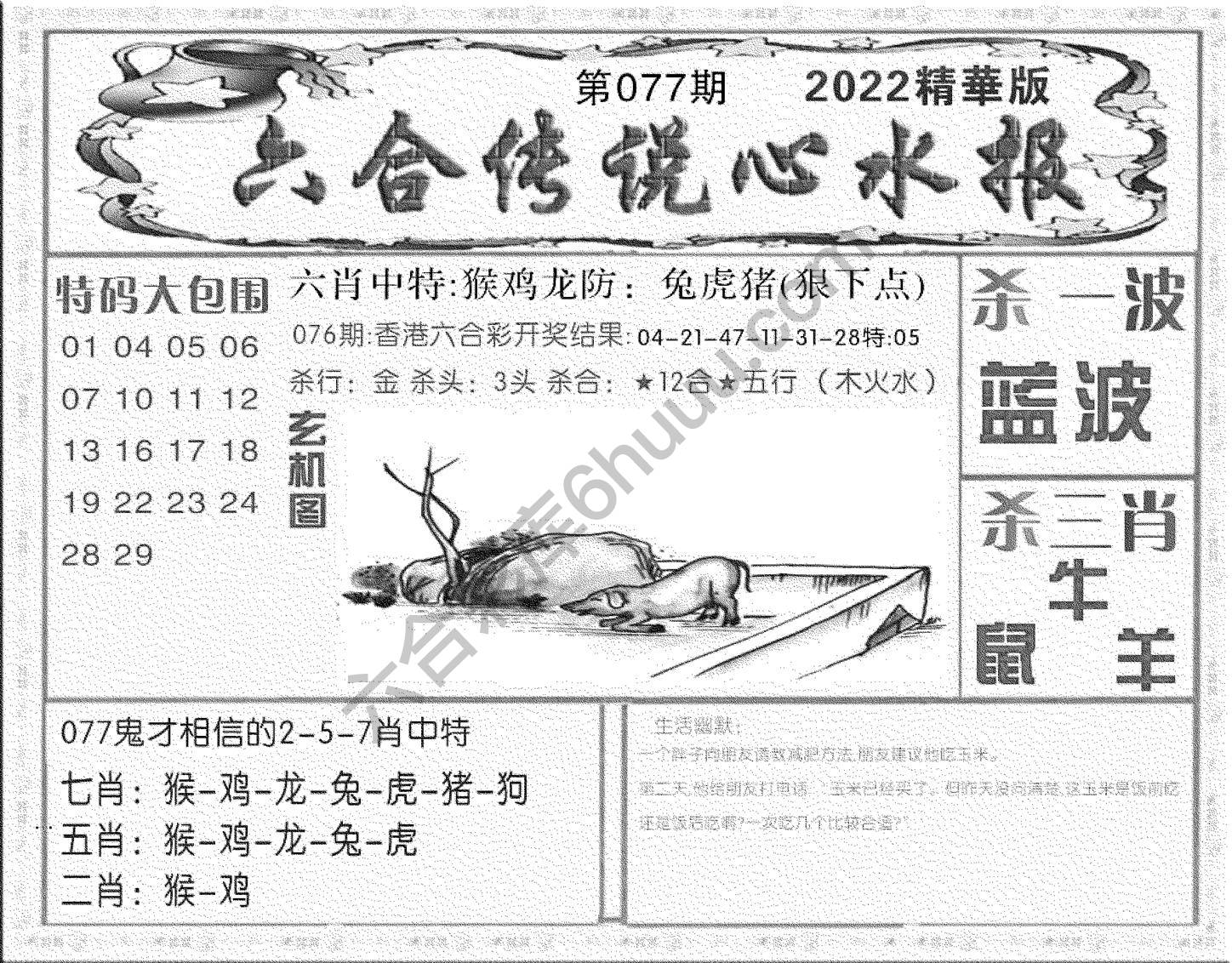 六合传说心水报