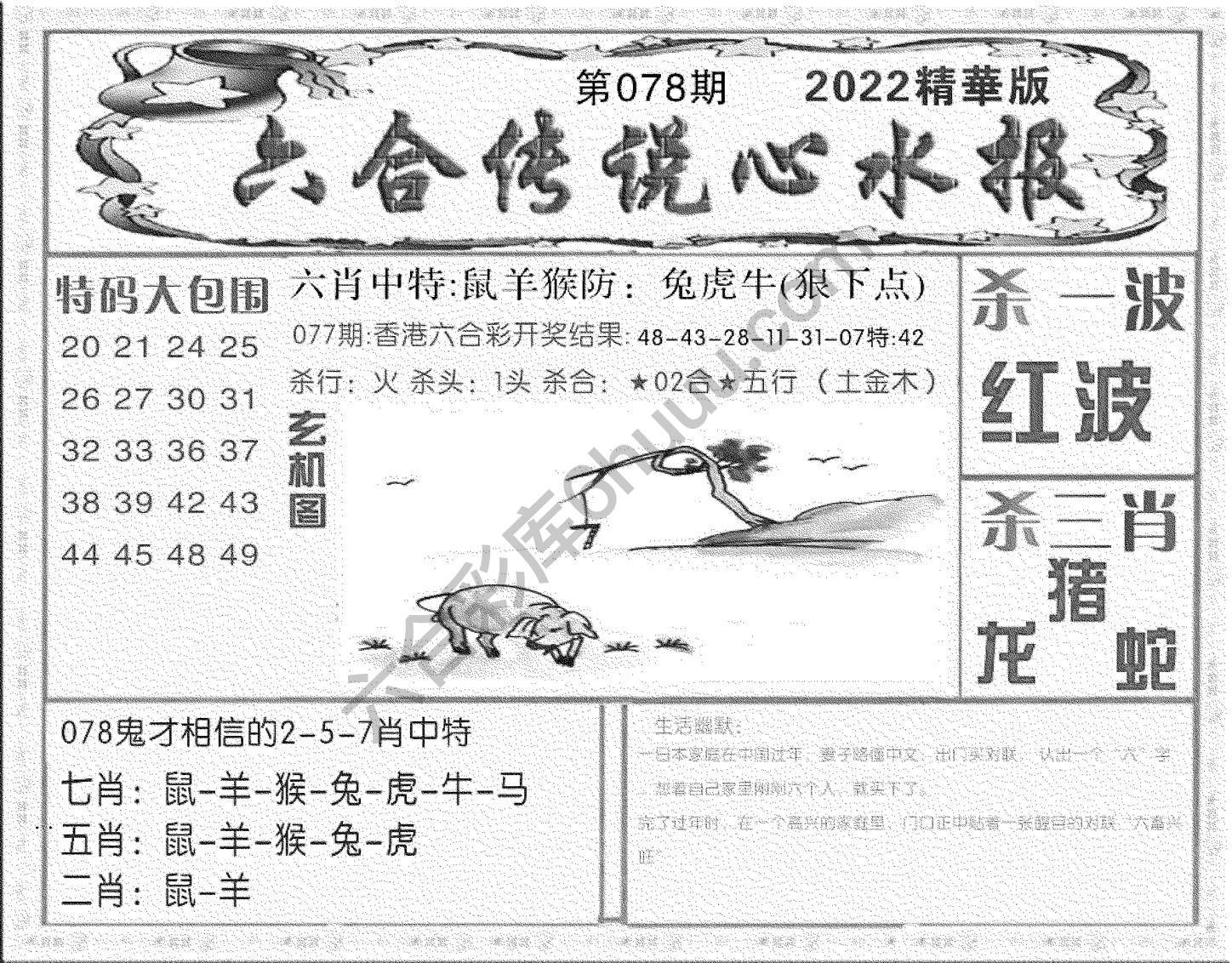 六合传说心水报