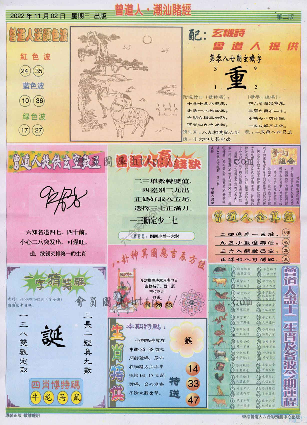 曾道人潮汕赌经