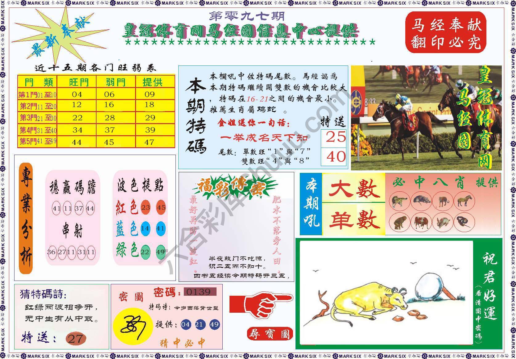 马经图记录