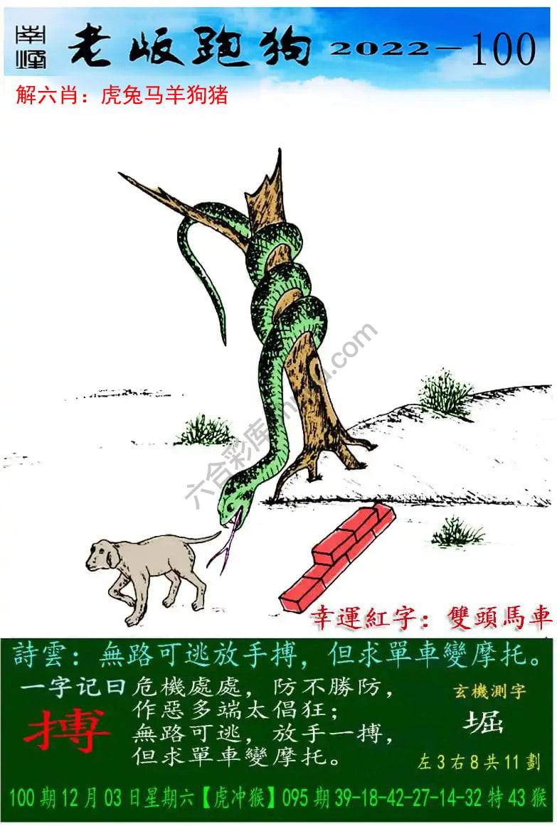 老版跑狗图