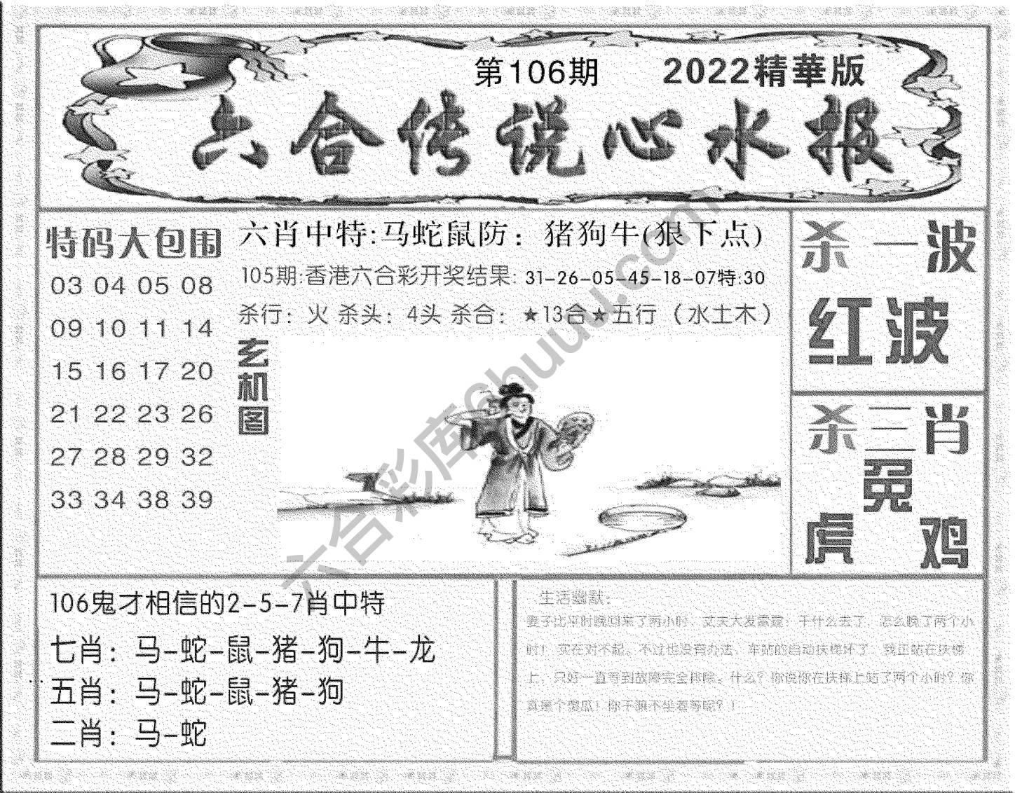 六合传说心水报