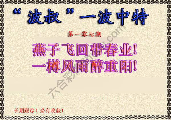 波叔一波中特