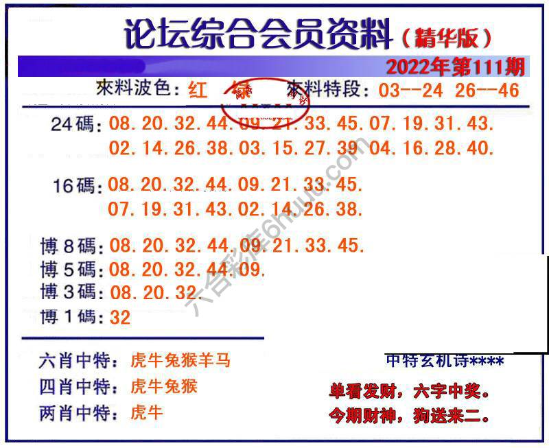 综合会员资料