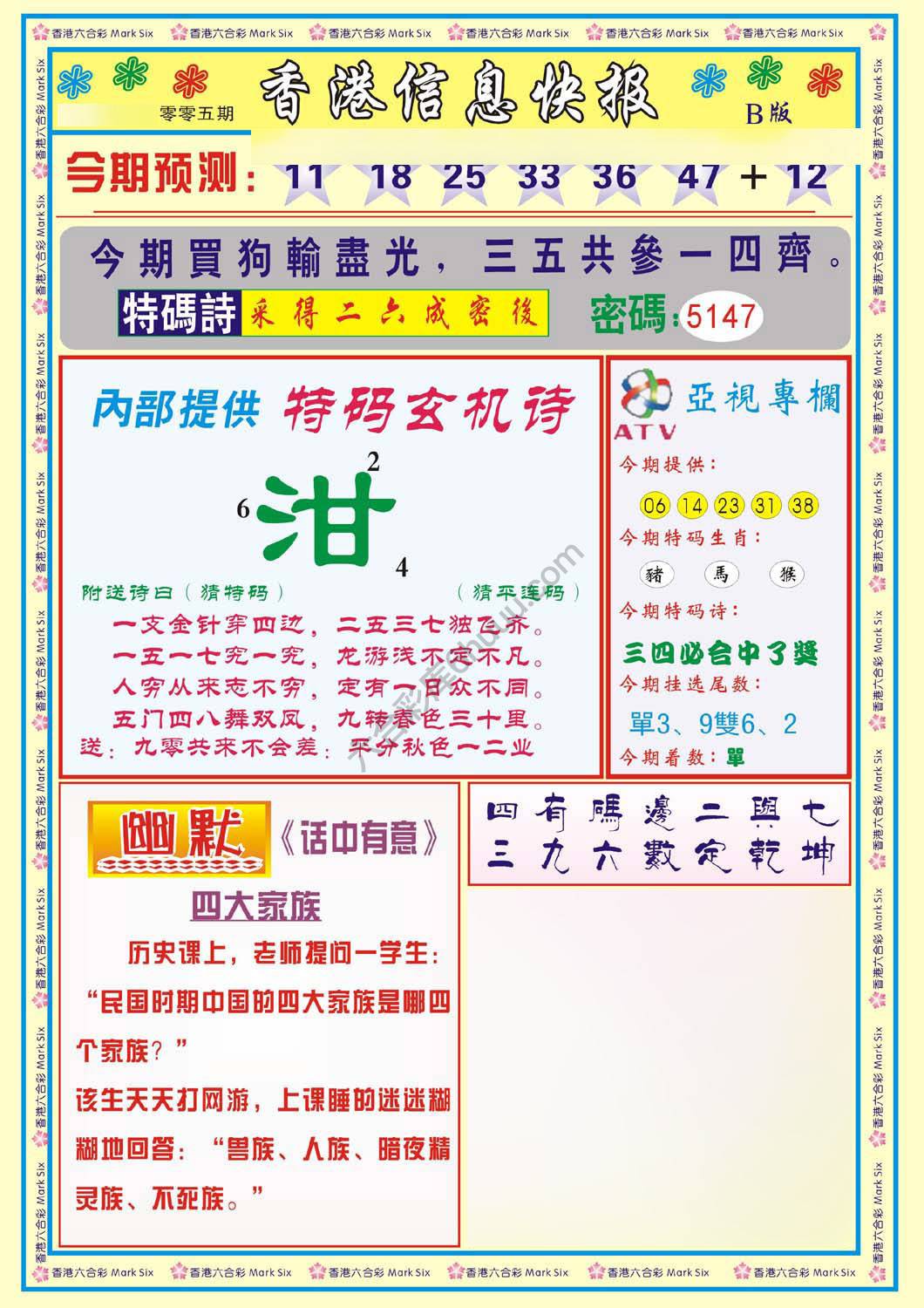 香港信息快报