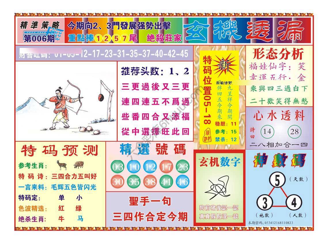 玄机透漏
