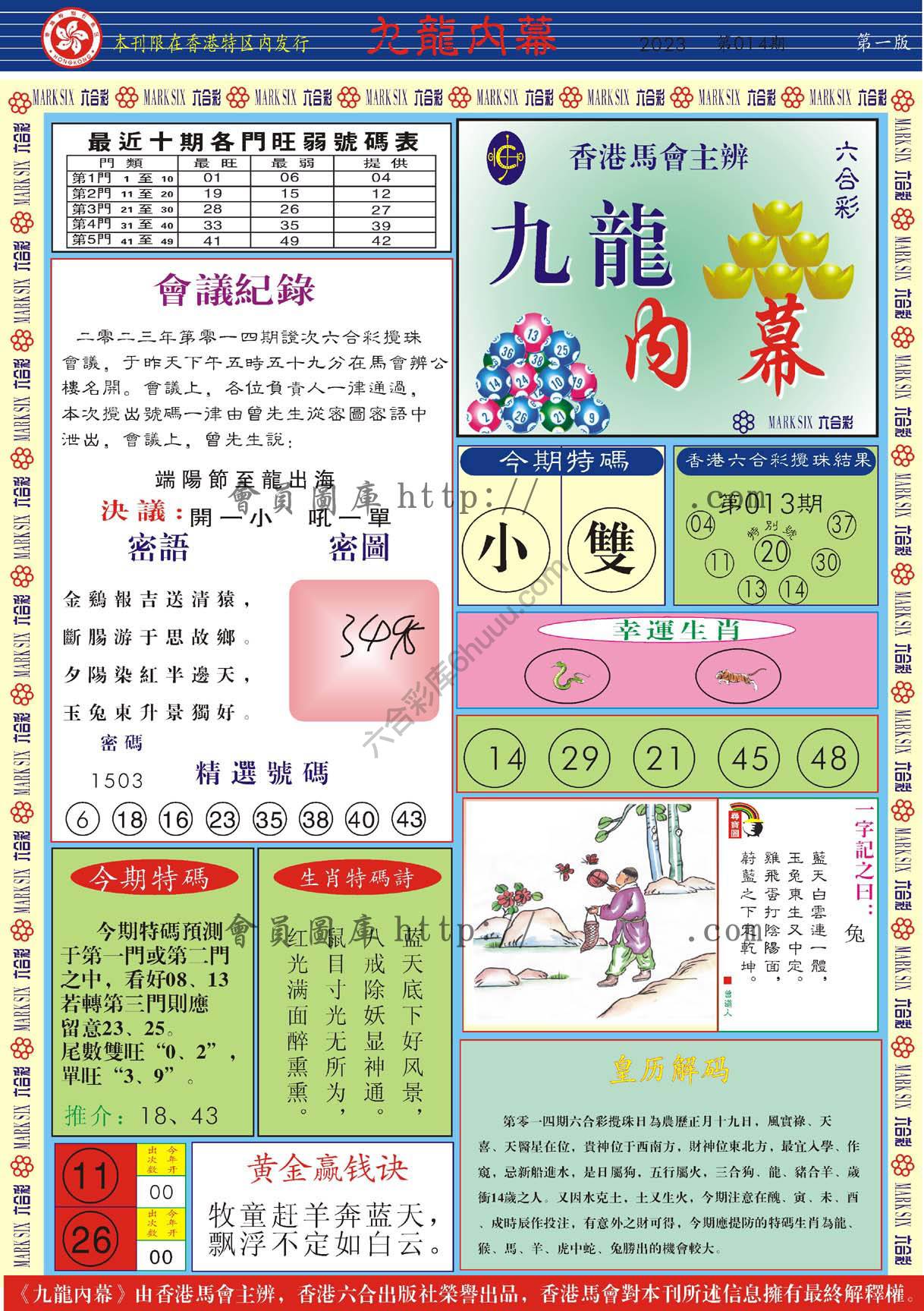 九龙内幕