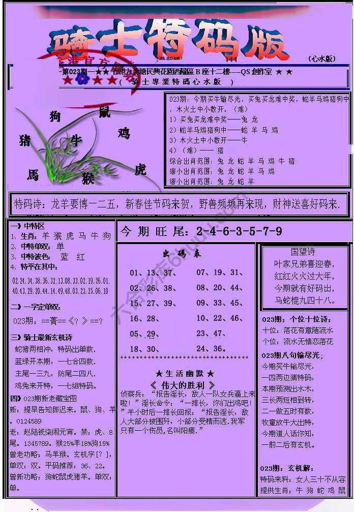 另类骑士特码版