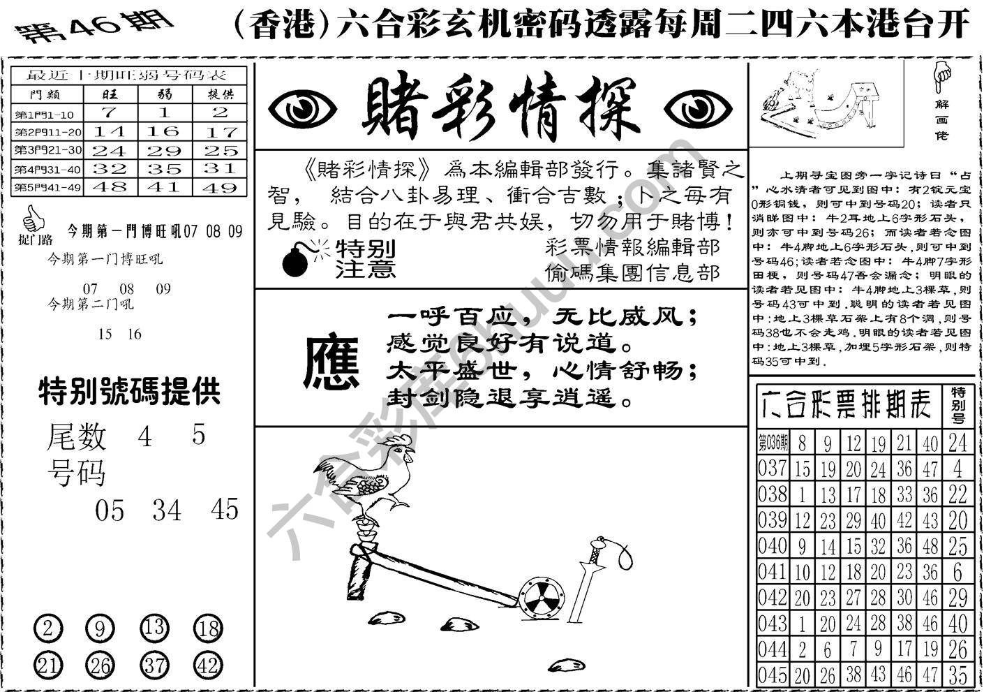 赌彩情探