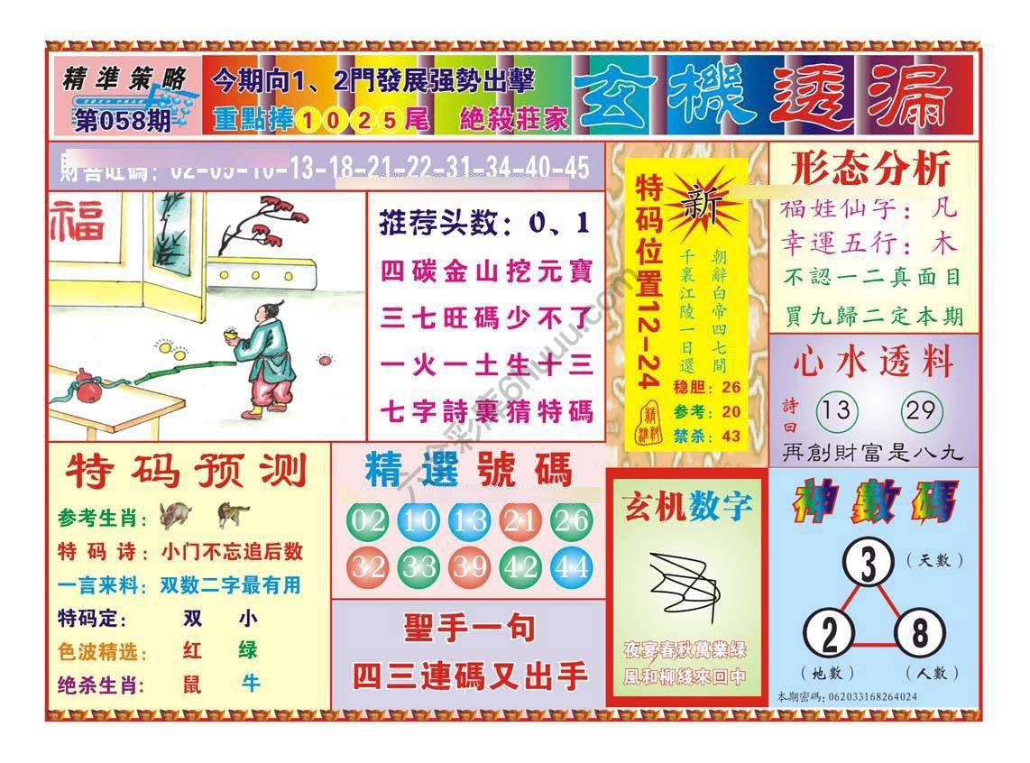 玄机透漏