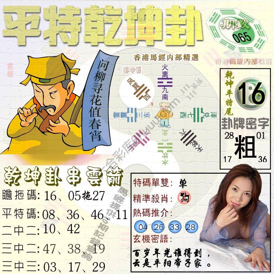平特乾坤卦