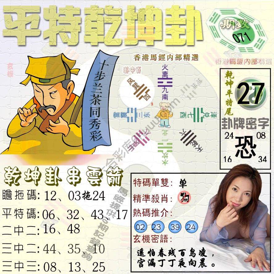 平特乾坤卦