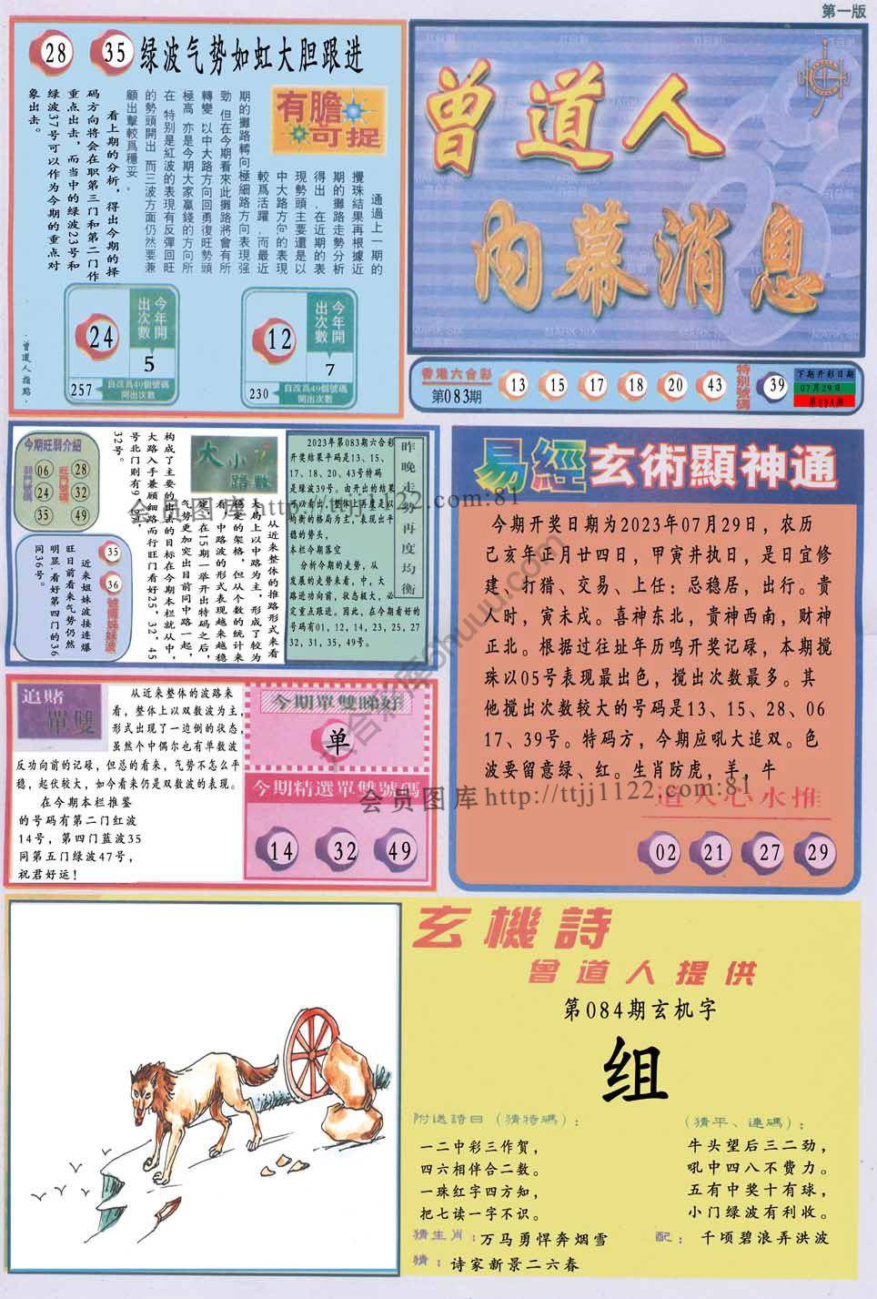 曾道人内幕消息