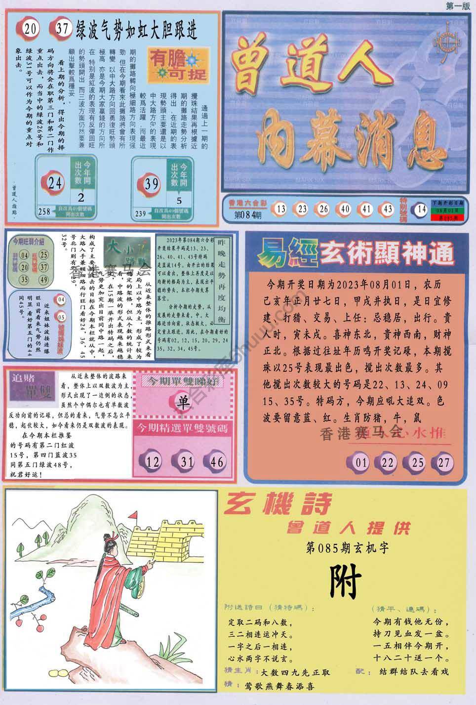 曾道人内幕消息