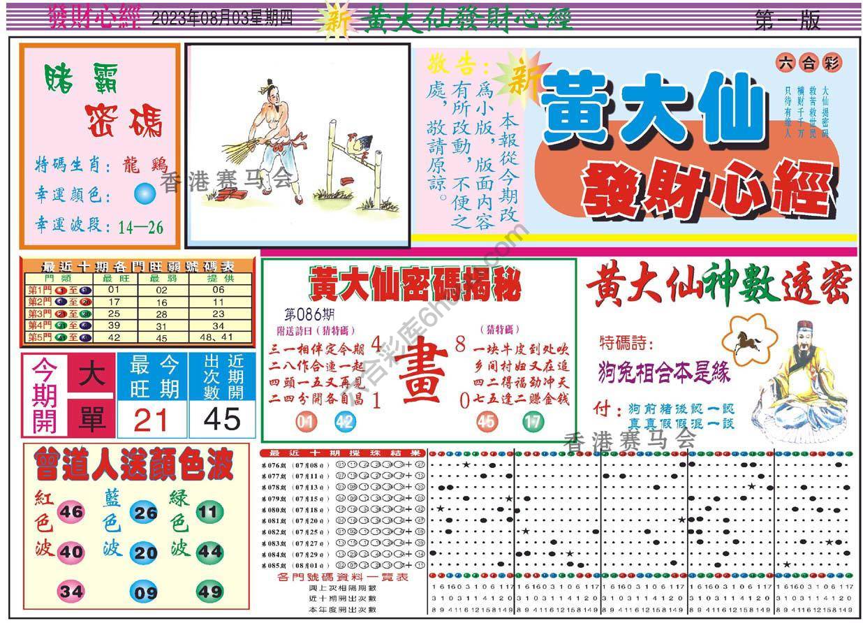 黄大仙发财心经