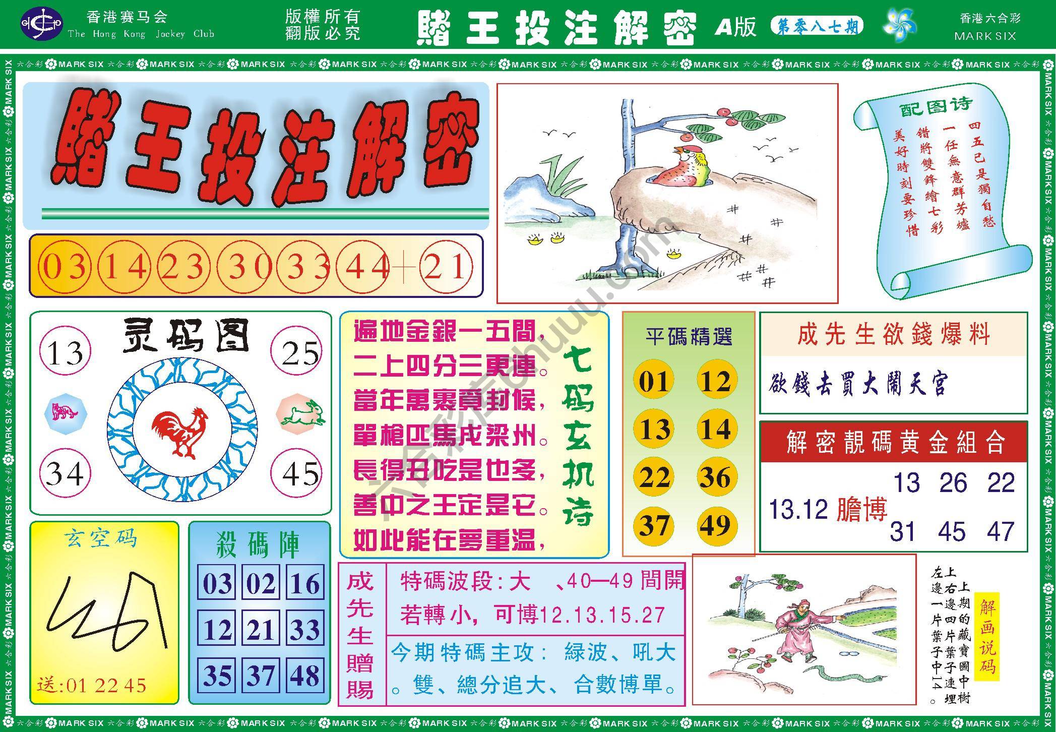 赌王投注解密