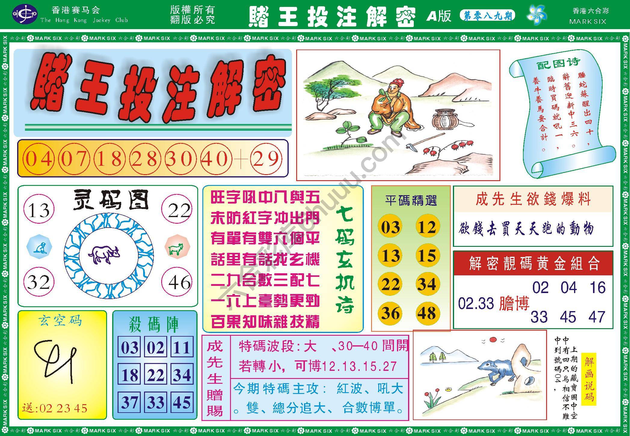 赌王投注解密