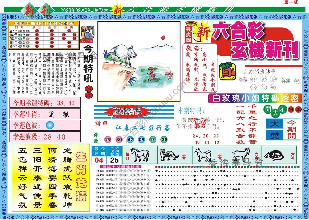 六合彩玄机新刊
