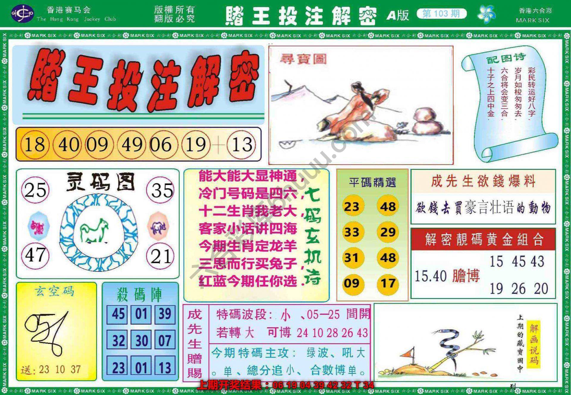 赌王投注解密