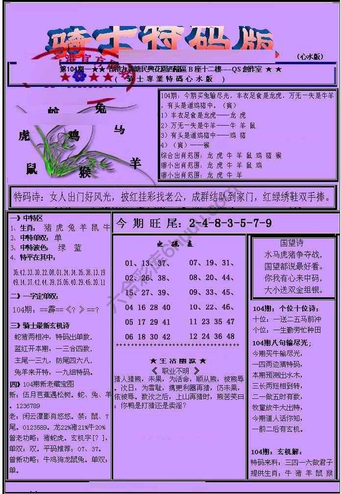 另类骑士特码版