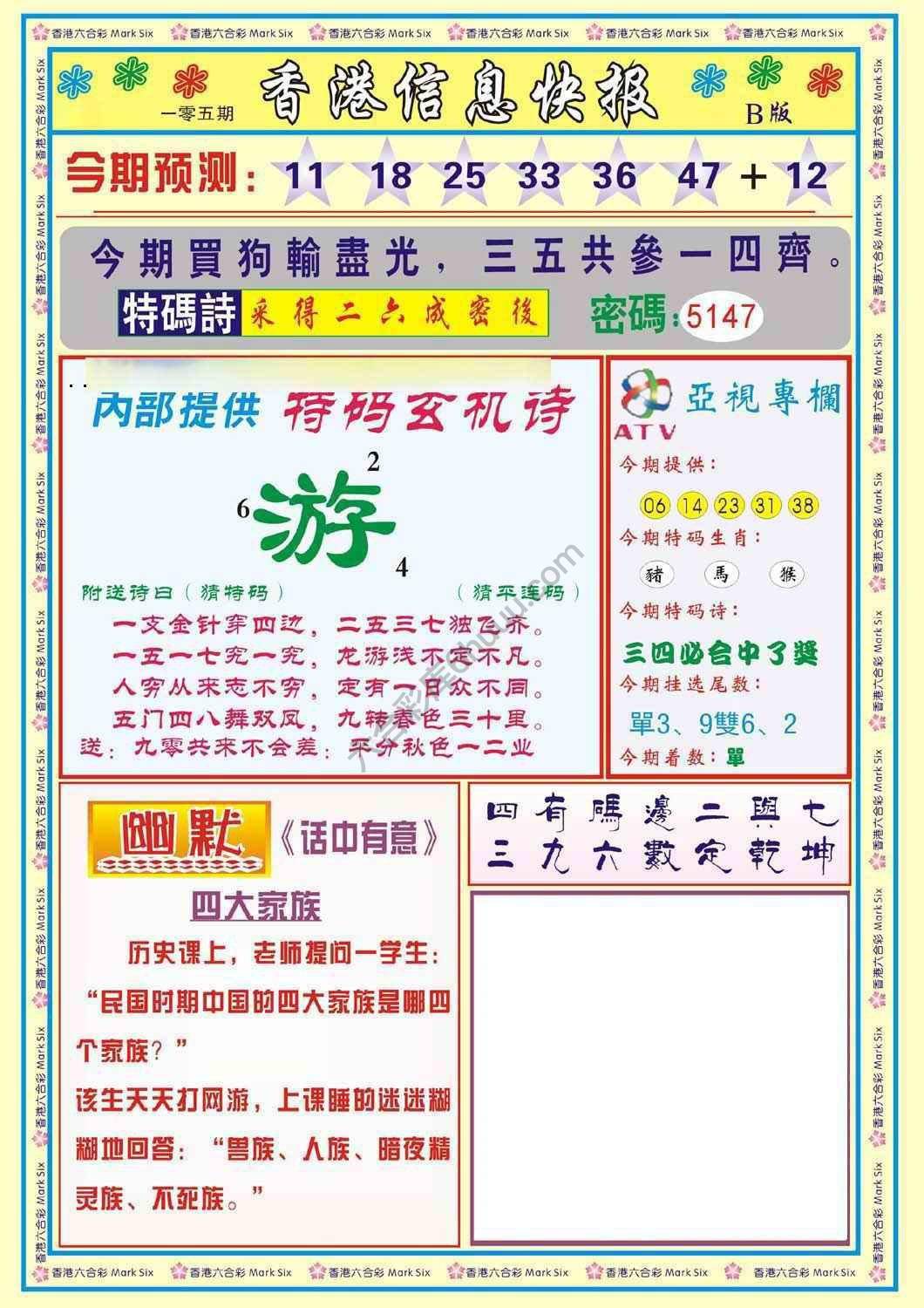 香港信息快报