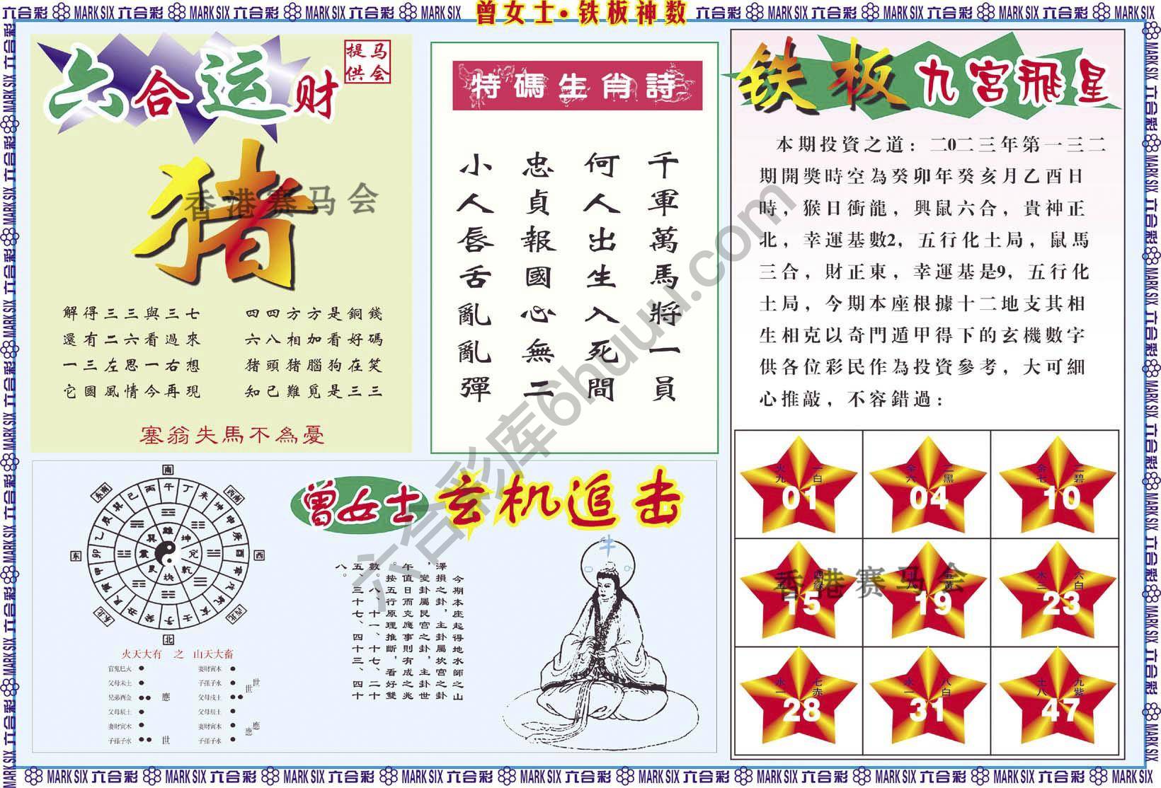 曾女士铁板神数