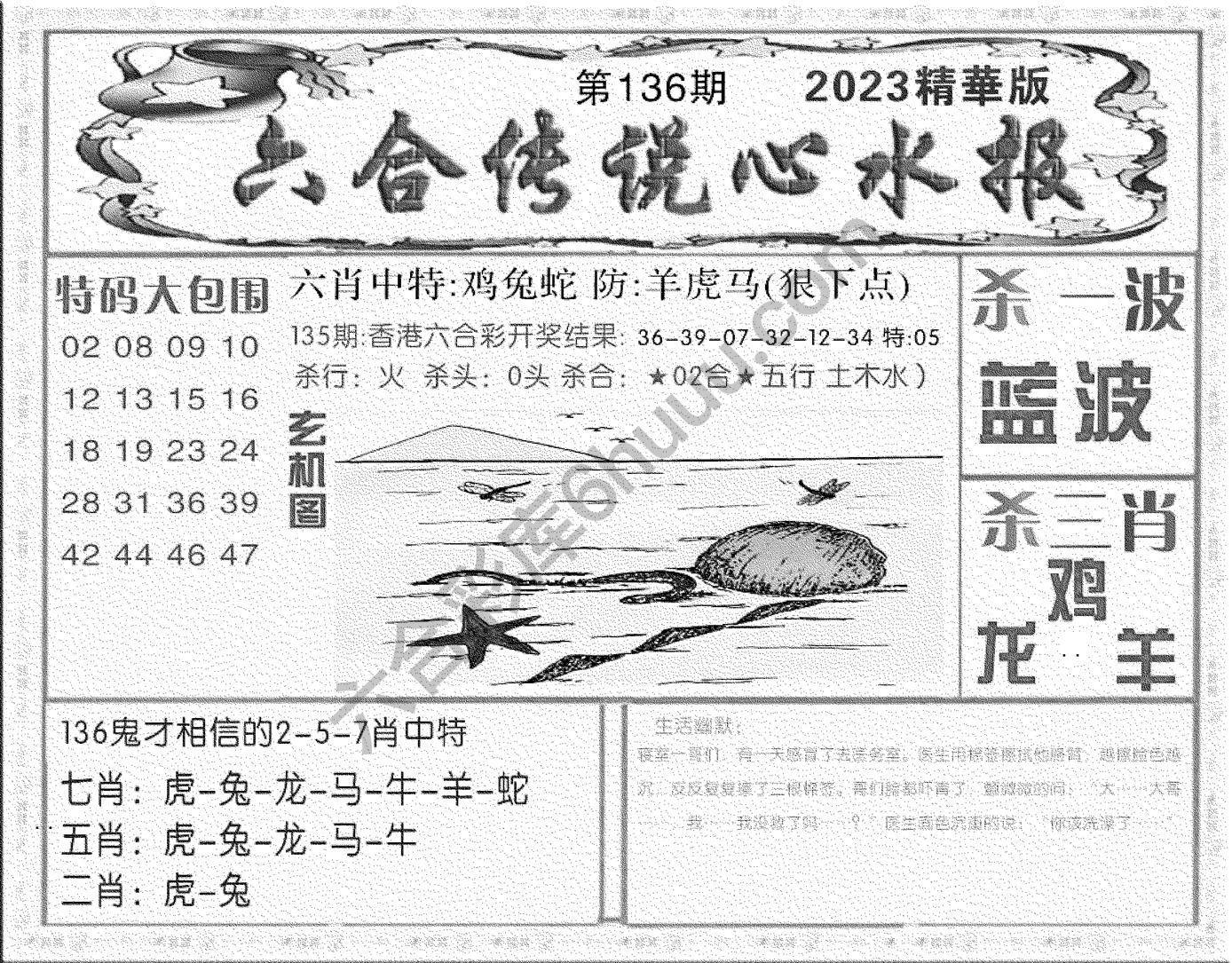 六合传说心水报