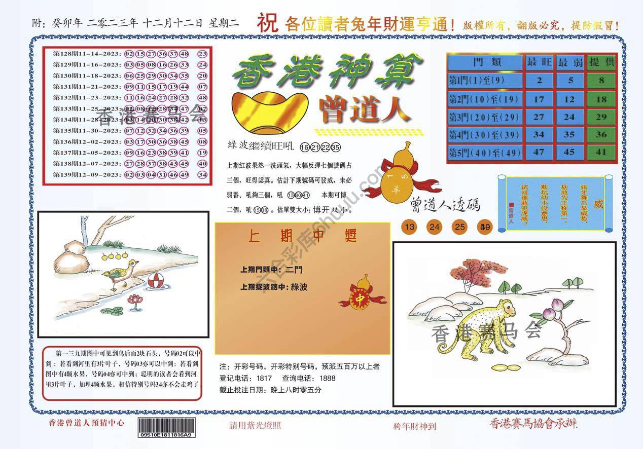 香港神算曾道人